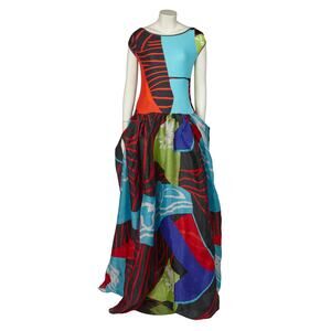 Christian Lacroix silk & stretch jersey dress
